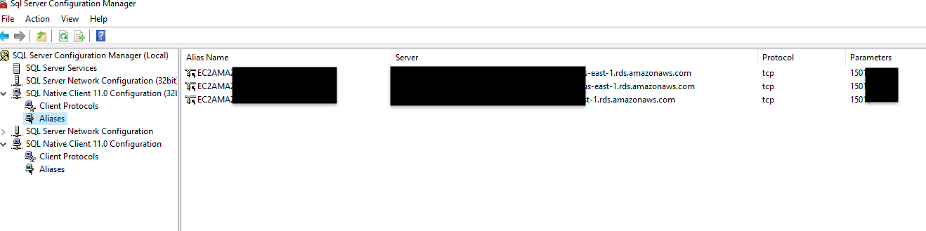MSSQL Aliases